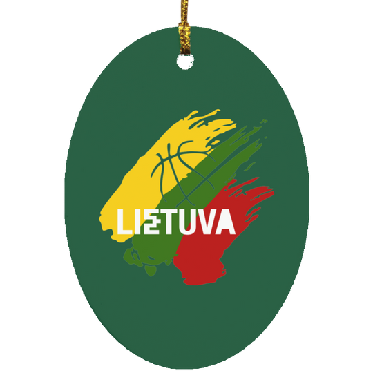 Lietuva BB - MDF Oval Ornament
