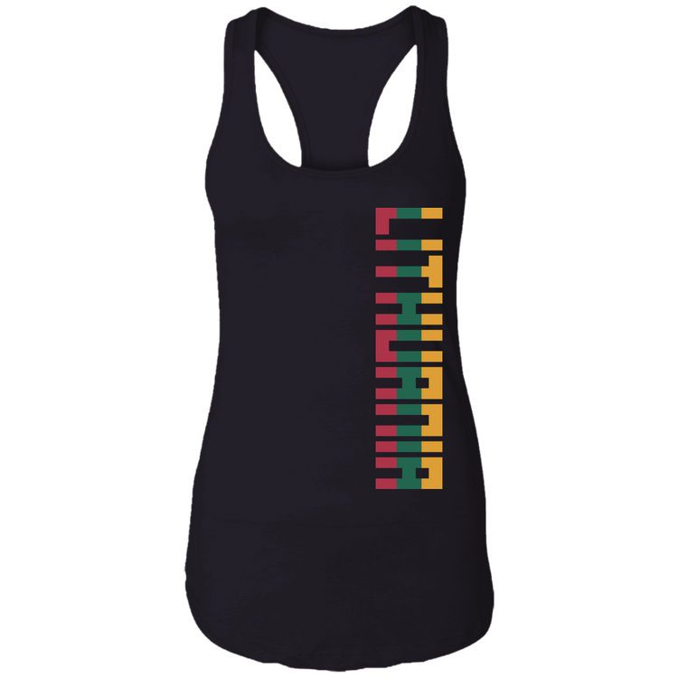 Lithuania - Women's Next Level Racerback Tank