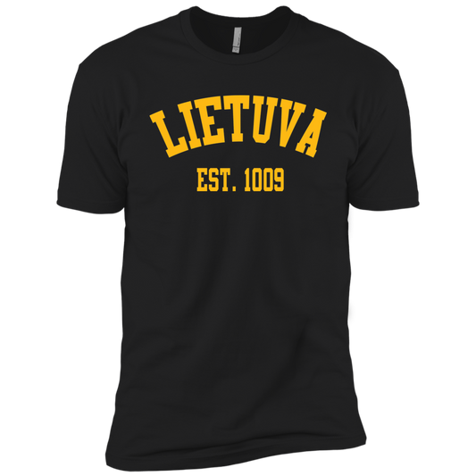 Lietuva Est. 1009 - Boys Youth Next Level Premium Short Sleeve T-Shirt