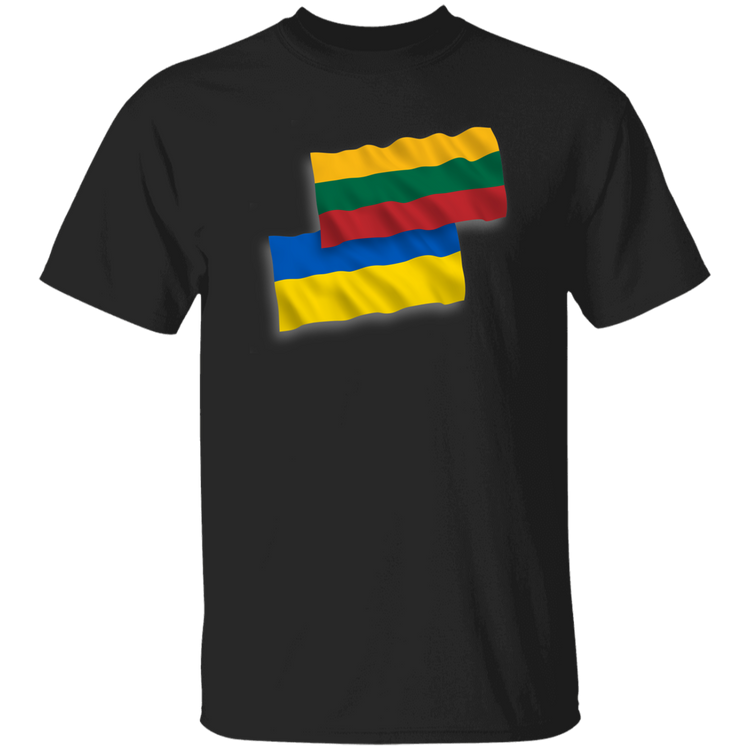 Lithuania Ukraine Flag - Men's Classic Short Sleeve T-Shirt
