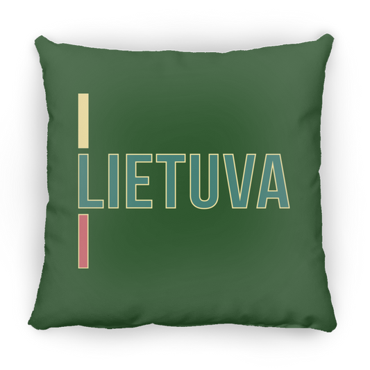 Lietuva III - Small Square Pillow