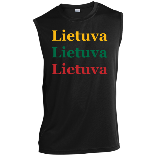 Lietuva - Men's Sleeveless Activewear Performance T