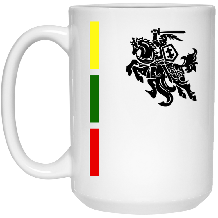 Warrior Vytis - 15 oz. White Ceramic Mug
