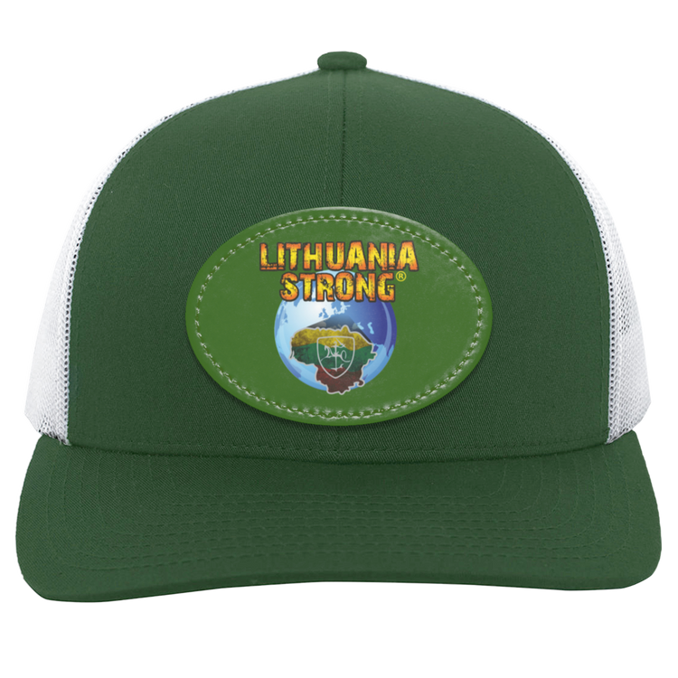 Lithuania Strong - Trucker Snap Back - Oval Patch