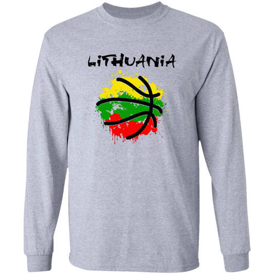 Abstract Lithuania - Men's Basic Long Sleeve T