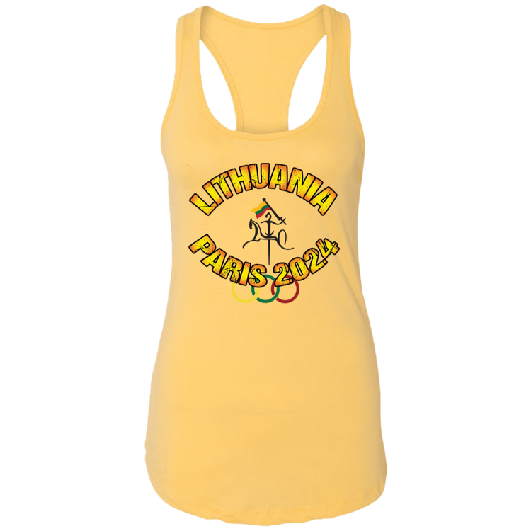 Team Lithuania 2024 Vytis - Women's Next Level Racerback Tank