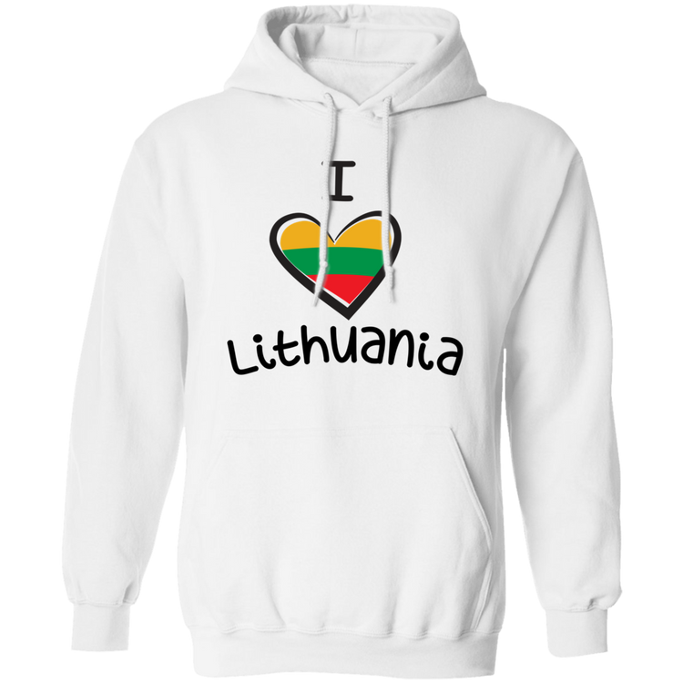 I Love Lithuania - Men/Women Unisex Comfort Pullover Hoodie