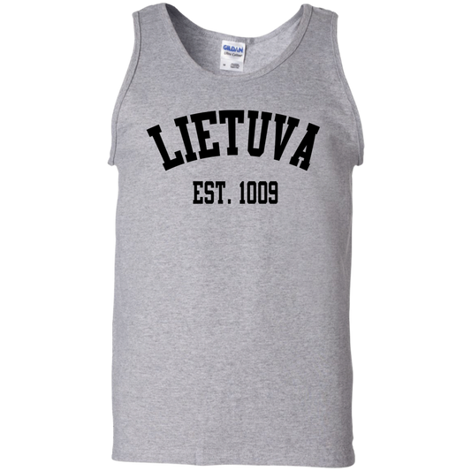 Lietuva Est. 1009 - Men's Basic 100% Cotton Tank Top