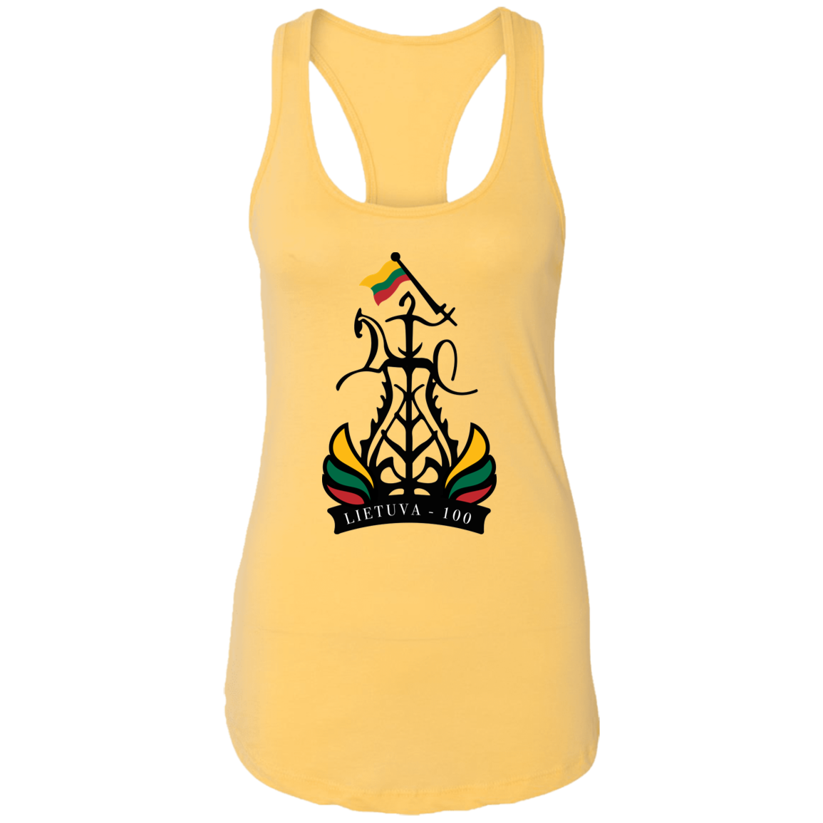 Lietuva 100 Restored - Women's Next Level Racerback Tank