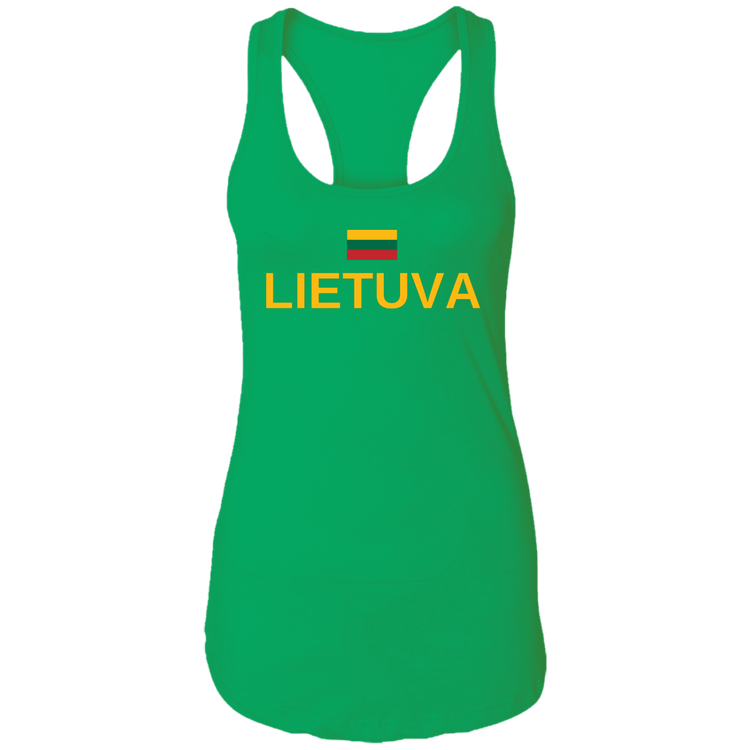 Lietuva - Women's Next Level Racerback Tank