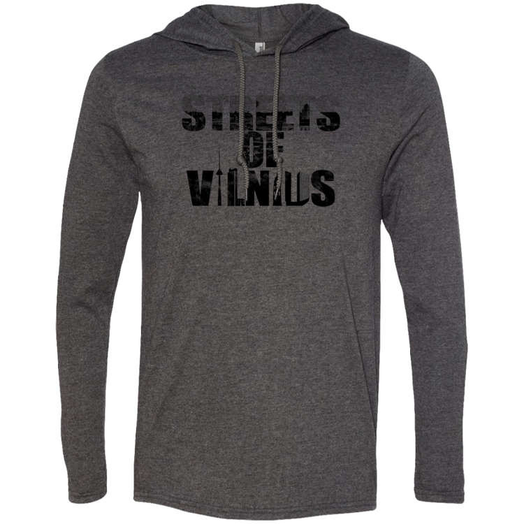 Streets of Vilnius - Men's Lightweight T-Shirt Hoodie Regular price $32.50