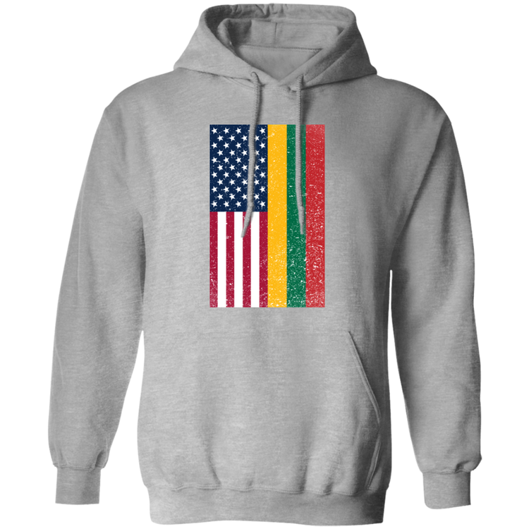 USA Lithuania Flag - Men/Women Unisex Comfort Pullover Hoodie