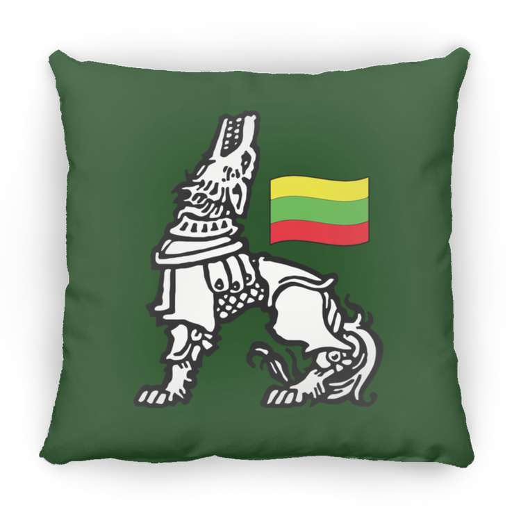 Iron Wolf Lietuva - Large Square Pillow