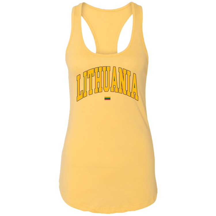 Lithuania - Women's Next Level Racerback Tank