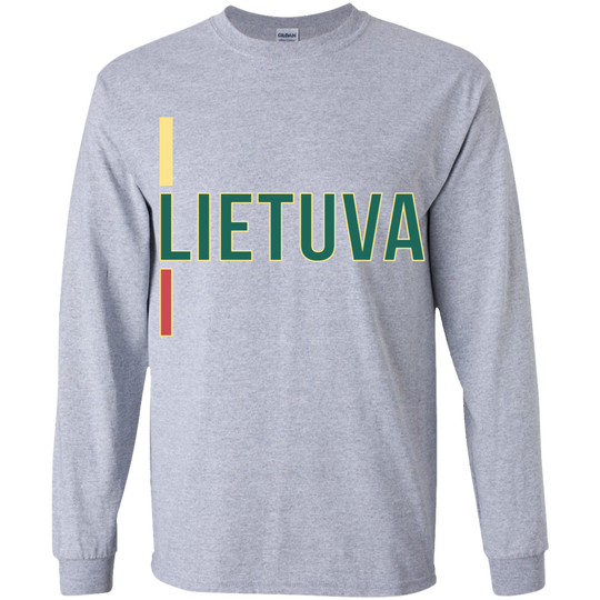 Lietuva III - Boys Youth Basic Long Sleeve T-Shirt