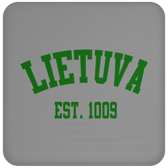 Lietuva Est. 1009 - High Gloss Coaster