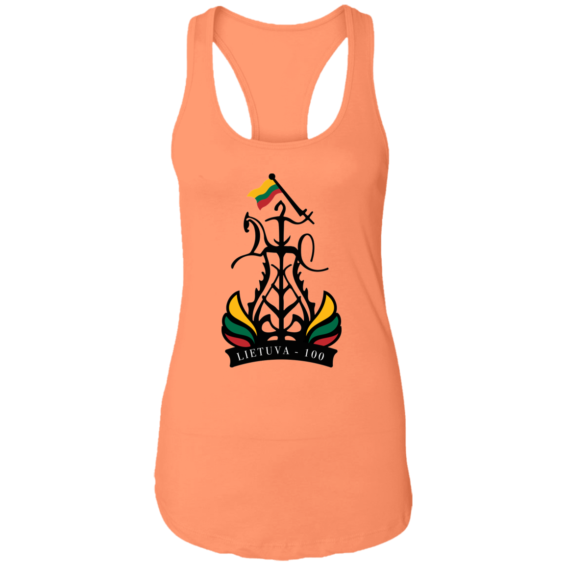 Lietuva 100 Restored - Women's Next Level Racerback Tank