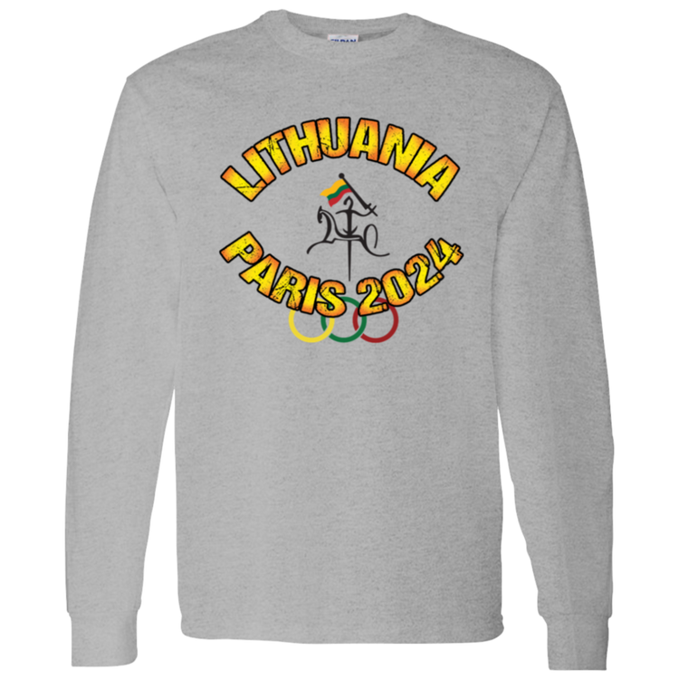 Team Lithuania 2024 Vytis - Men's Classic Cotton Long Sleeve T