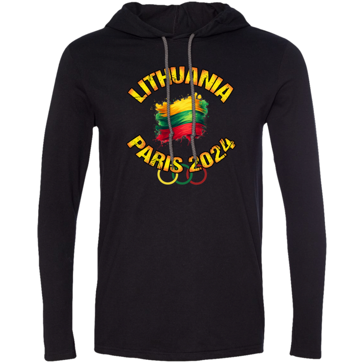 Team Lithuania 2024 Olympics - Men's Lightweight T-Shirt Hoodie