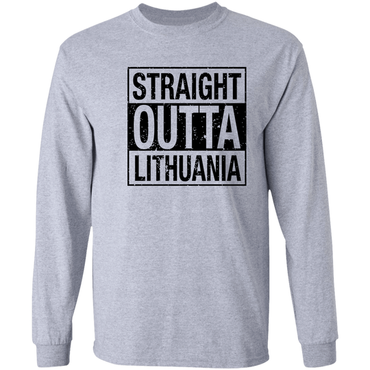 Straight Outta Lithuania - Men's Basic Long Sleeve T