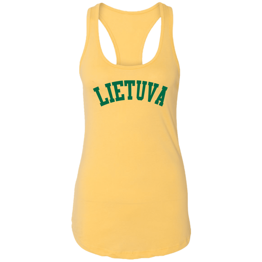 Lietuva - Women's Next Level Racerback Tank
