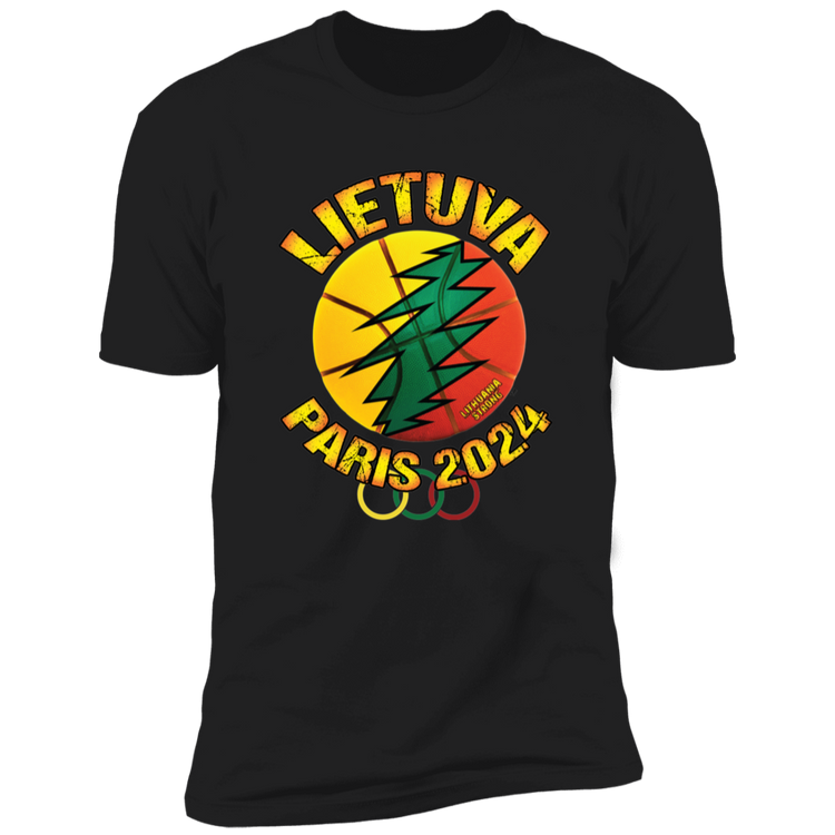 Lietuva Paris 2024 - Men's Next Level Premium Short Sleeve T-Shirt