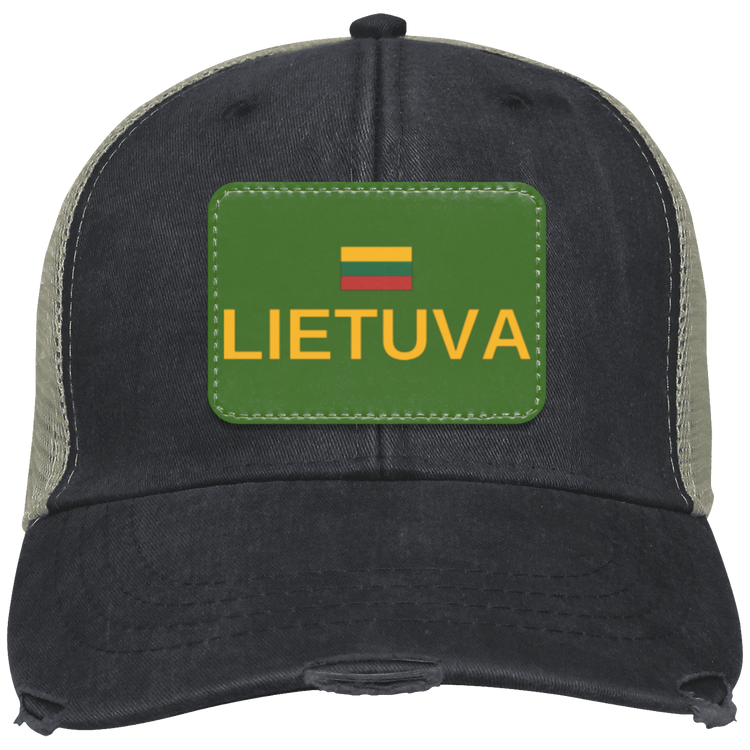 Lietuva Jersey - Distressed Ollie Cap - Rectangle Patch