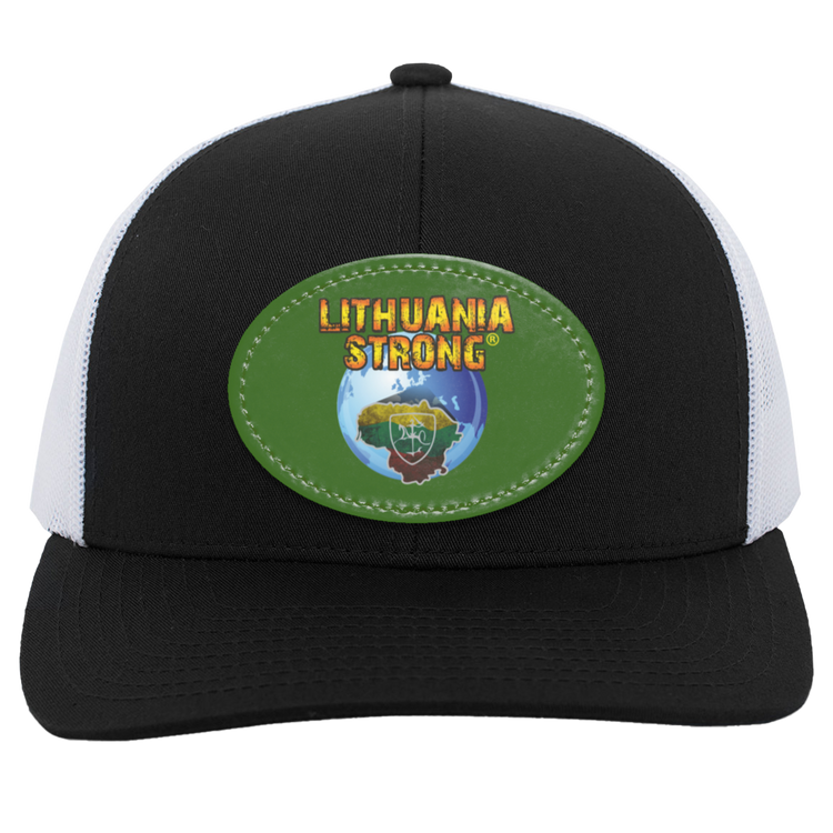 Lithuania Strong - Trucker Snap Back - Oval Patch