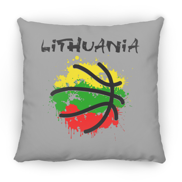 Abstract Lithuania - Small Square Pillow