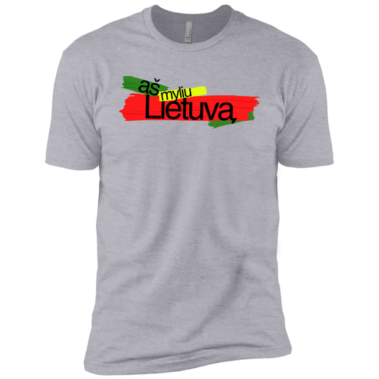 As Myliu Lietuva - Boys Youth Next Level Premium Short Sleeve T-Shirt