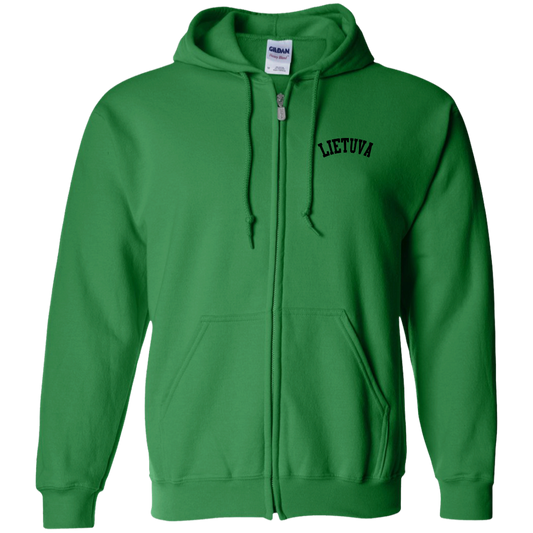 Lietuva - Men/Women Unisex Comfort Full-Zip Hoodie