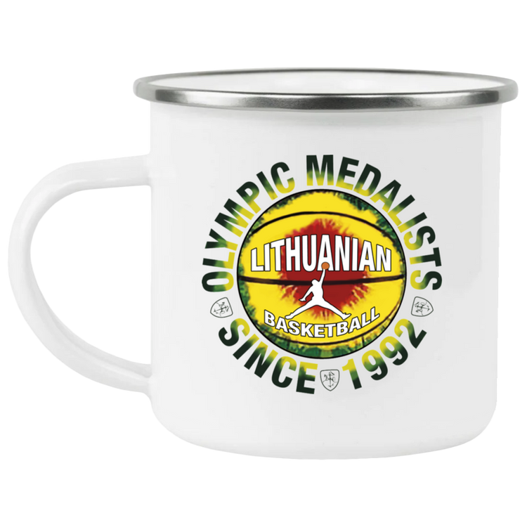Olympic Medalists - 12 oz. Enamel Camping Mug