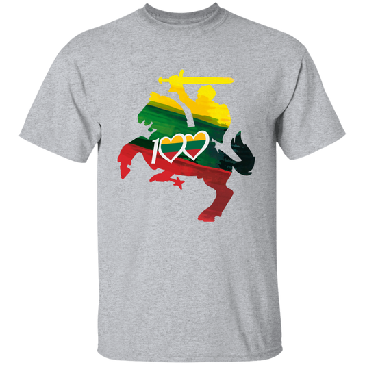 Lithuanian Knight 100 - Boys/Girls Youth Basic Short Sleeve T-Shirt