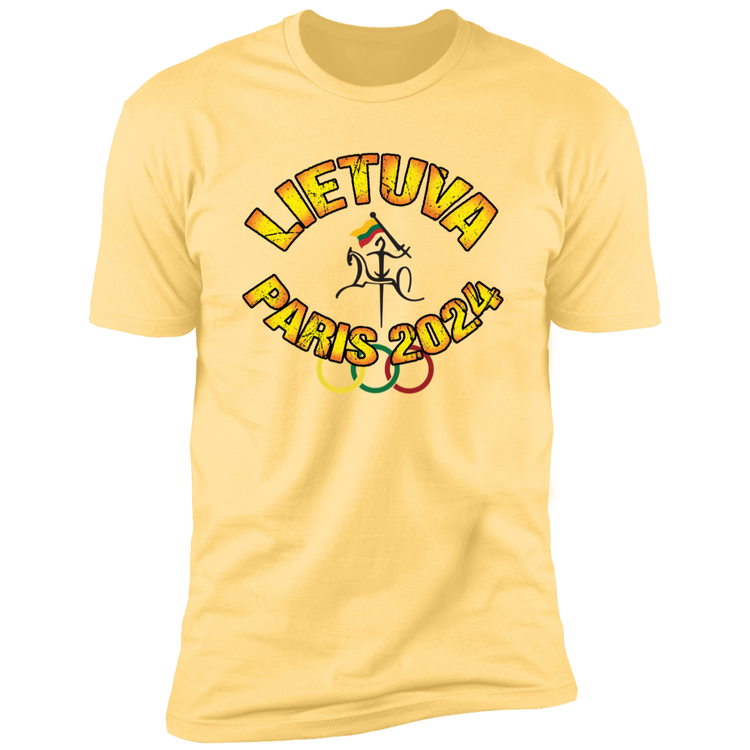 Team Lietuva 2024 Vytis - Men's Next Level Premium Short Sleeve T-Shirt