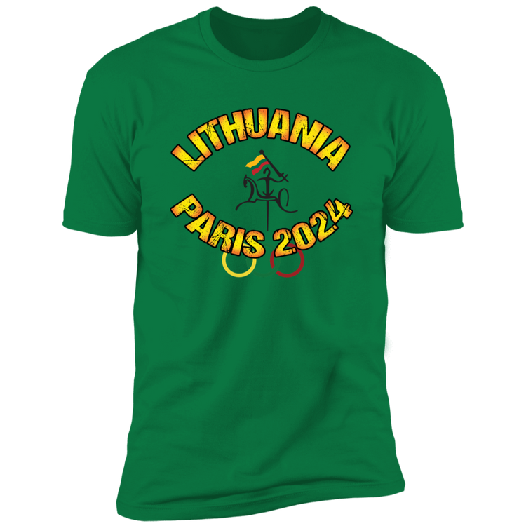 Team Lithuania 2024 Vytis - Men's Next Level Premium Short Sleeve T-Shirt