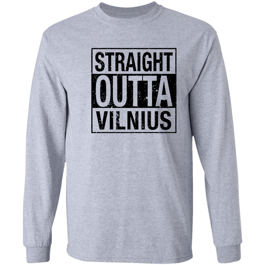 Straight Outta Vilnius - Men's Basic Long Sleeve T