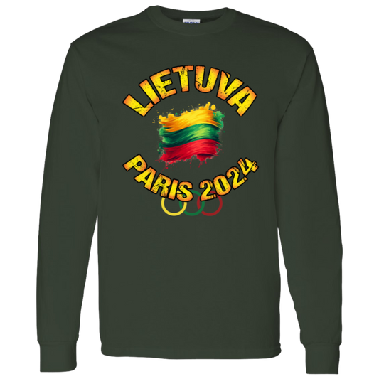 Team Lietuva 2024 Olympics - Men's Classic Cotton Long Sleeve T