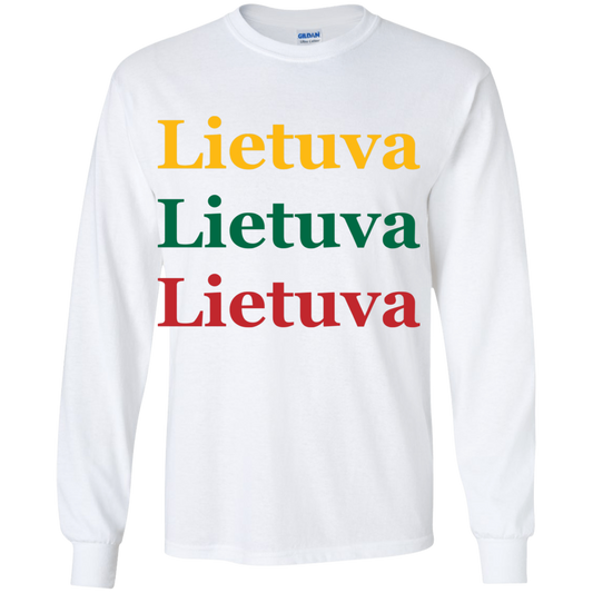 Lietuva - Boys Youth Classic Long Sleeve T-Shirt