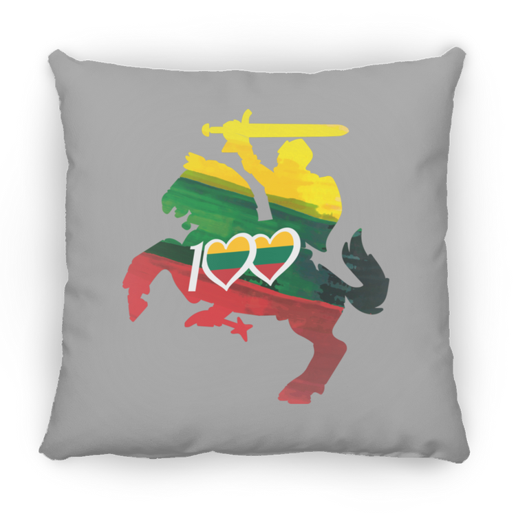 Lithuanian Knight 100 - Large Square Pillow