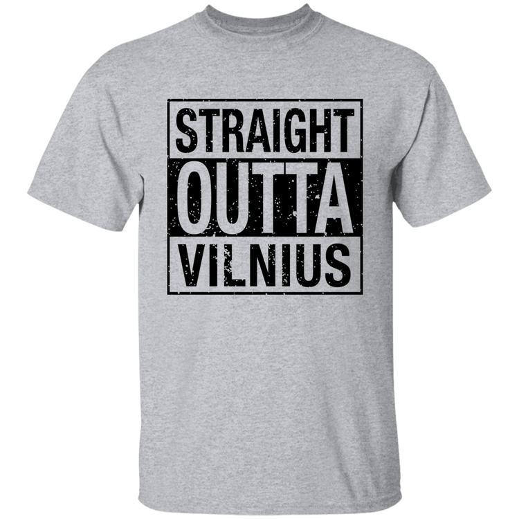 Straight Outta Vilnius - Boys/Girls Youth Basic Short Sleeve T-Shirt