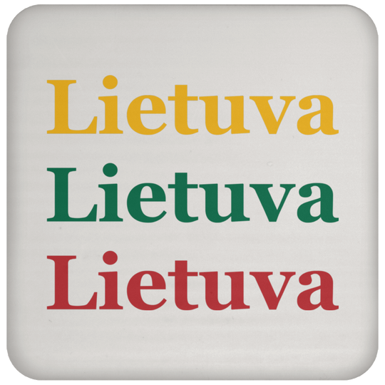 Lietuva- High Gloss Coaster