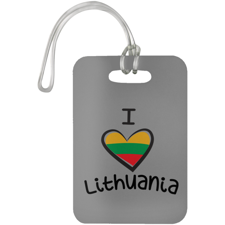 I Love Lithuania - Luggage Bag Tag