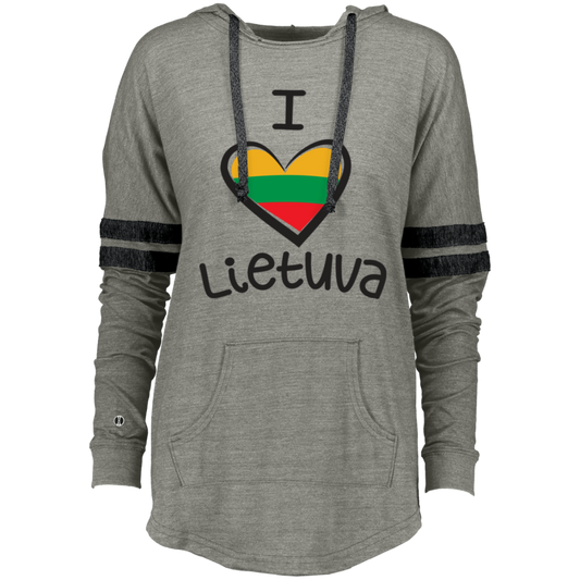 I Love Lietuva - Women's Lightweight Pullover Hoodie T