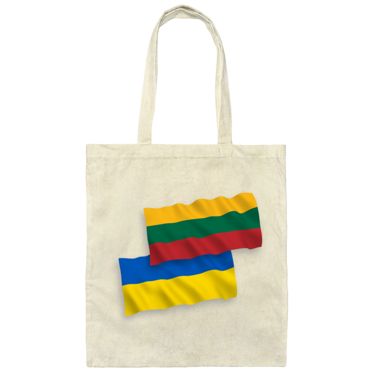 Lithuania Ukraine Flag - Canvas Tote Bag
