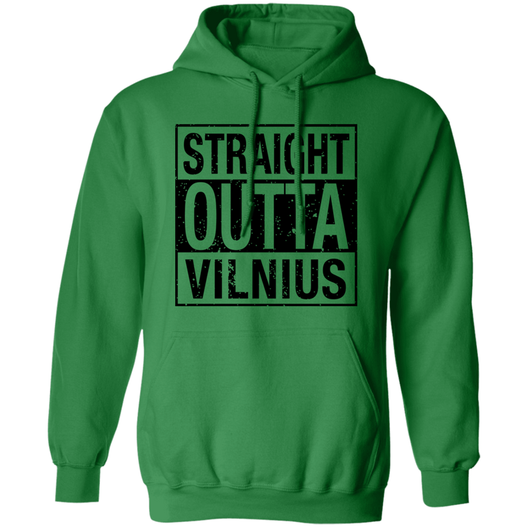 Straight Outta Vilnius - Men/Women Unisex Basic Pullover Hoodie
