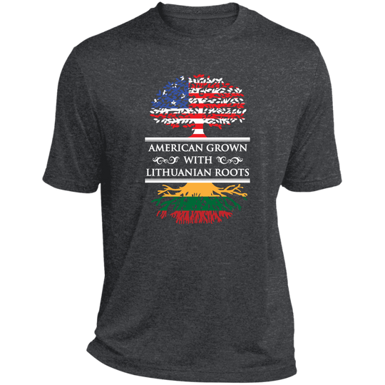 American Grown Lithuanian Roots - Men's Heather Performance Activewear T