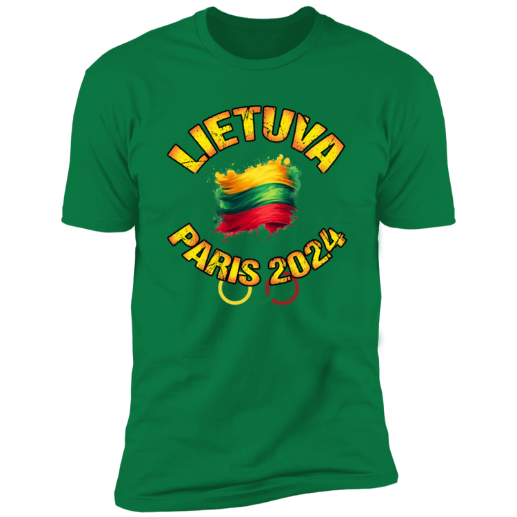 Team Lietuva 2024 Olympics - Men's Next Level Premium Short Sleeve T-Shirt