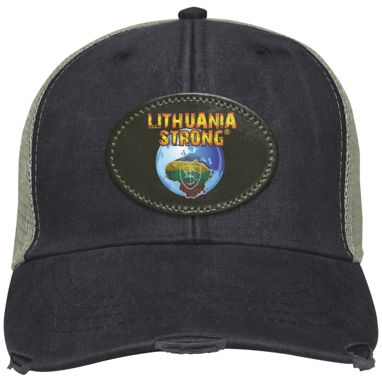 Lithuania Strong Distressed Ollie Cap - Oval Patch