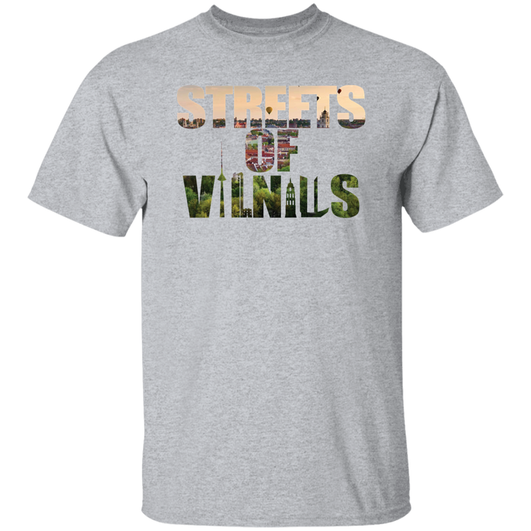 Streets of Vilnius - Men's Classic Short Sleeve T-Shirt