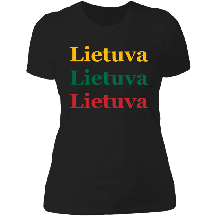 Lietuva - Women's Next Level Boyfriend Tee